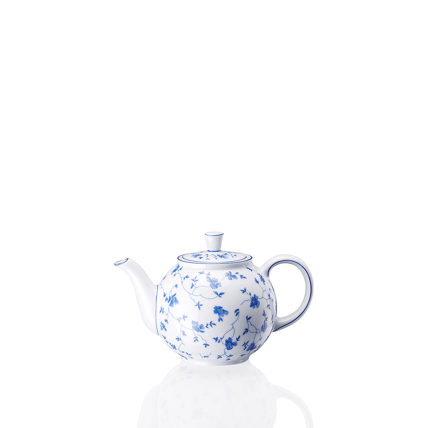 Teekanne 2 P. Form 1382 Blaublüten Arzberg