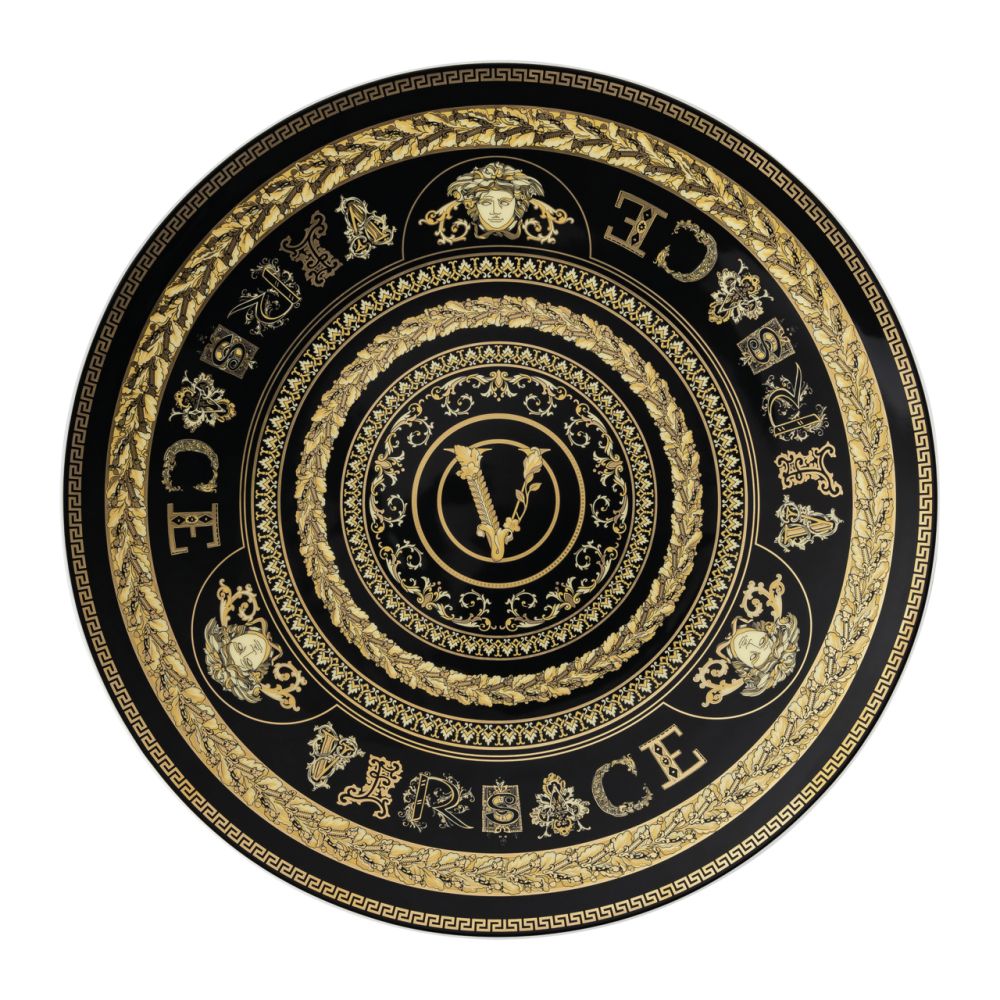 Platzteller 33 cm Versace Virtus Gala Black Versace by Rosenthal