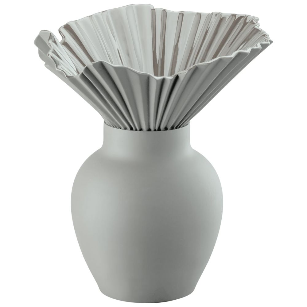 Vase 27 cm Sixty & Twelve Falda Sandstone Jahr 2014 - Limited Edition Rosenthal Studio-Line