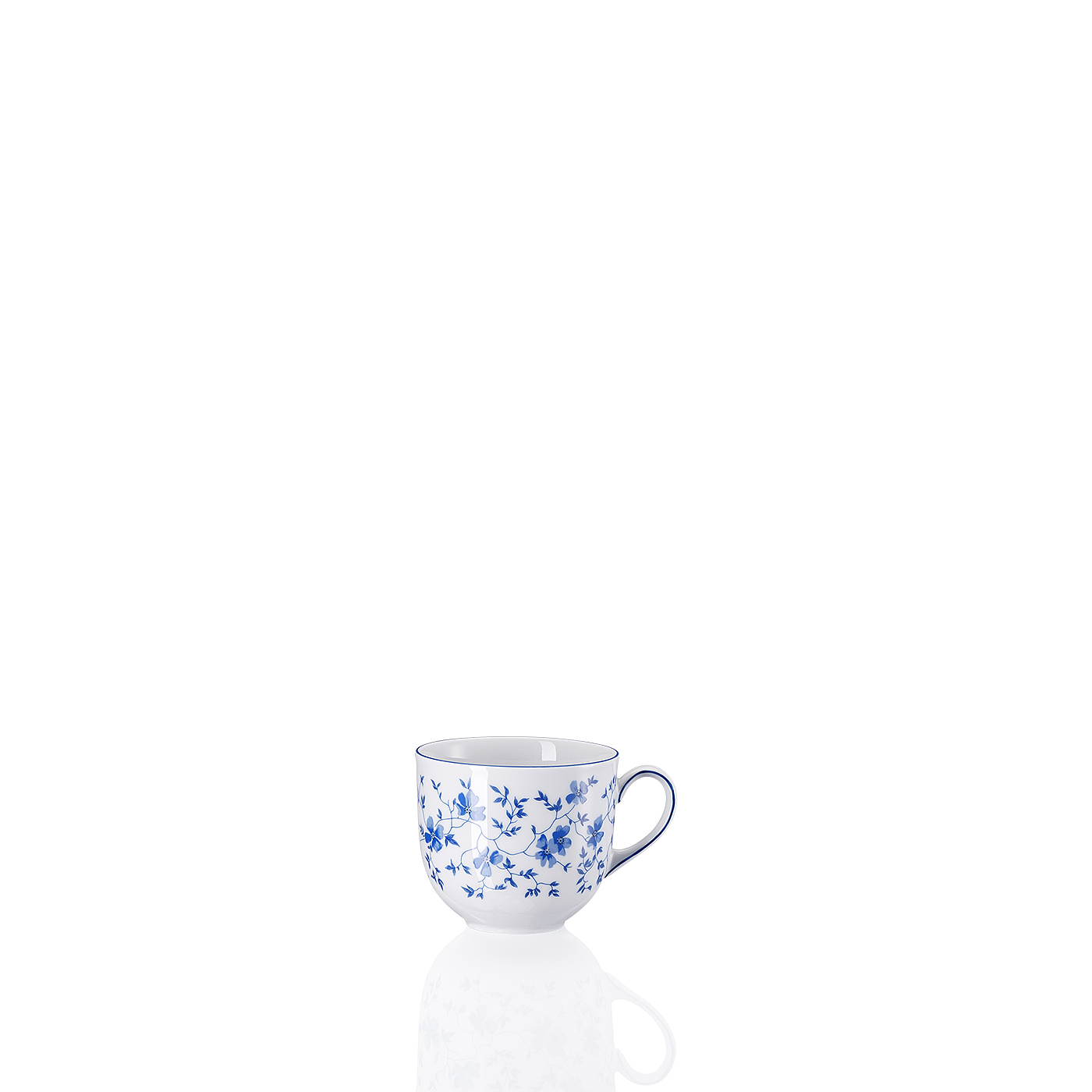 Kaffee-Obertasse Form 1382 Blaublüten Arzberg