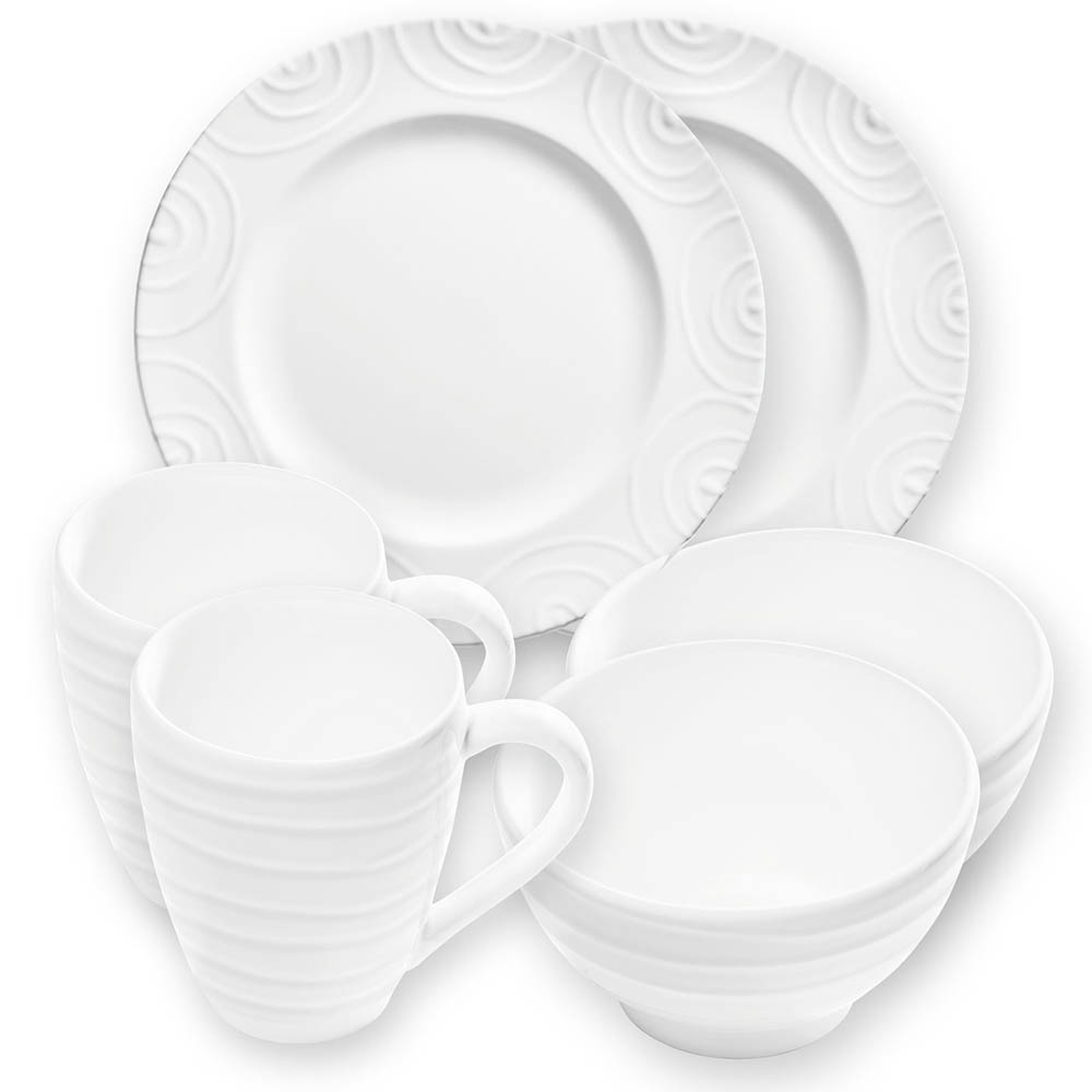 Weißgeflammt, Hüttenfrühstück für 2 Gourmet - Gmundner Keramik