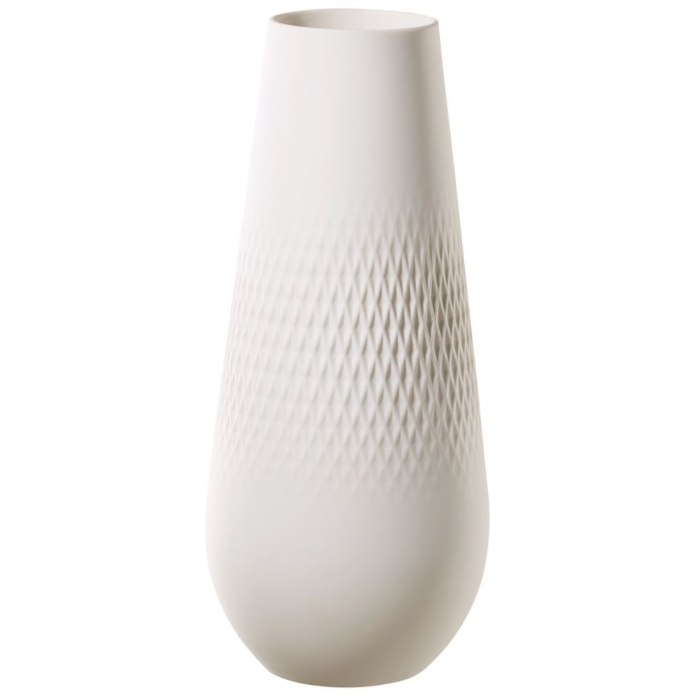 Vase Carré hoch 11,5x11,5x26cm Collier blanc Villeroy und Boch