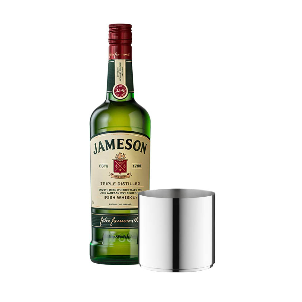 Whiskey-Geschenkset 90g versilbert Jameson Dante Bar-Kollektion Robbe und Berking