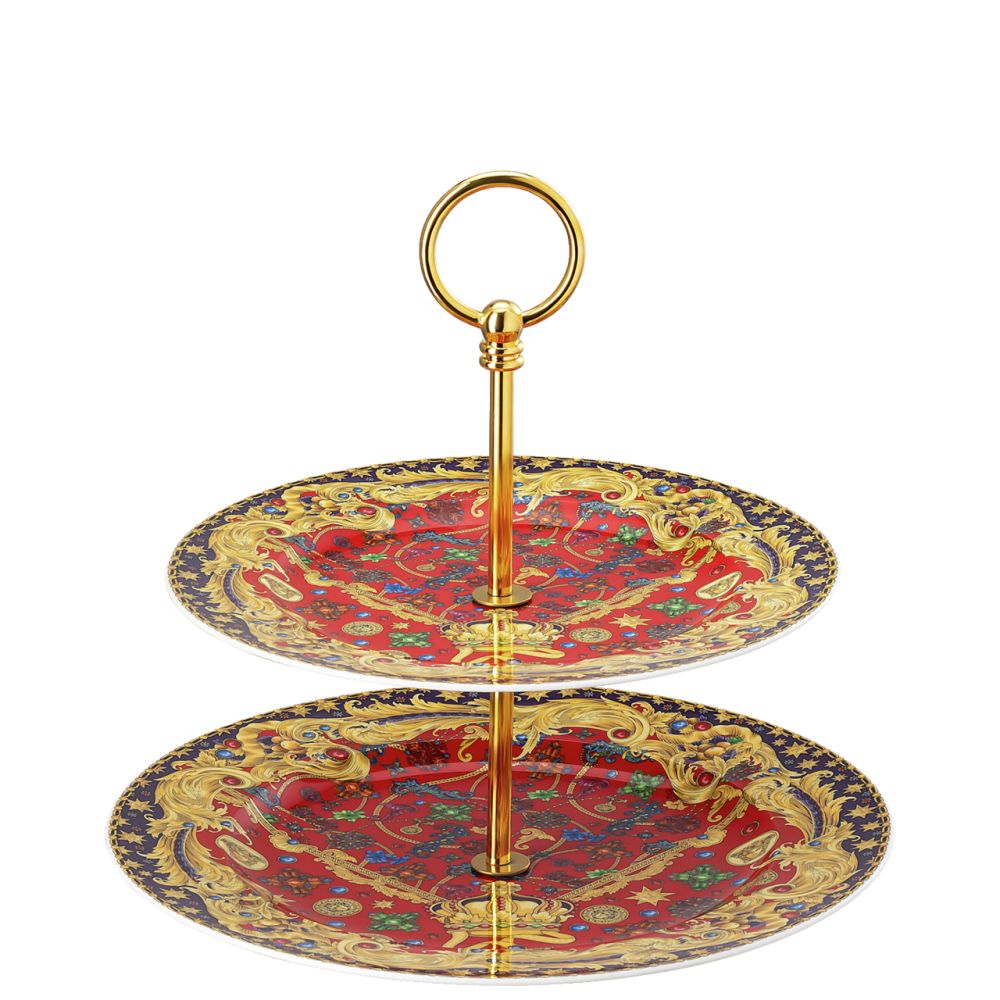 Etagere 2-tlg. Versace Barocco Holiday Versace by Rosenthal