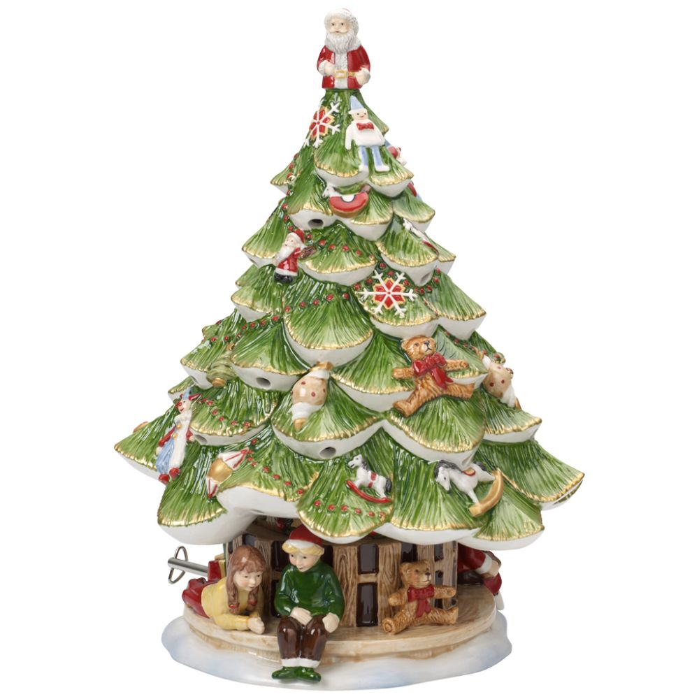 Großer Tannenbaum mit Kindern 30cm Christmas Toys Memory Villeroy und Boch
