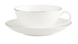 Teetasse mit Untertasse 2tlg. Anmut Platinum No.1 Villeroy und Boch