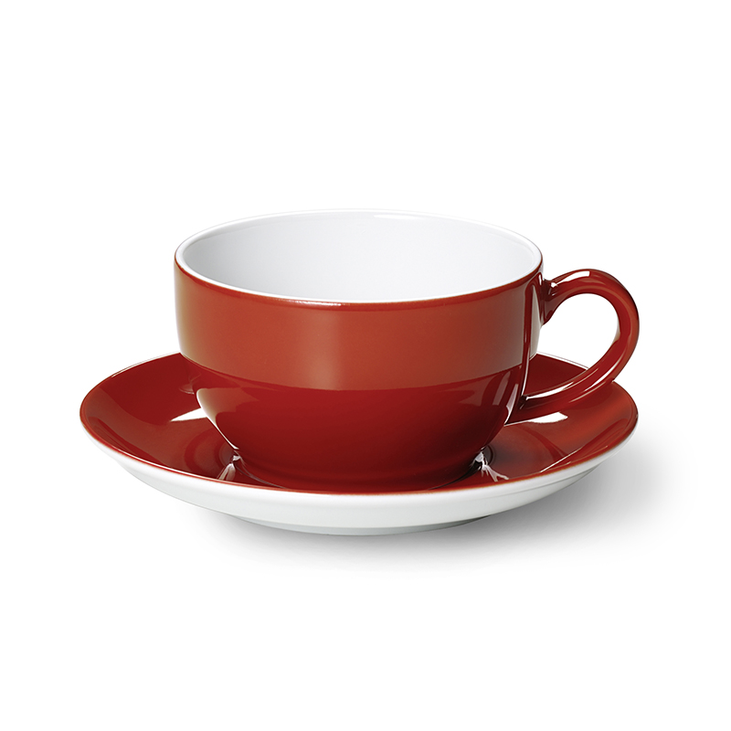 Cappuccino-Untertasse Solid Color Paprika Dibbern