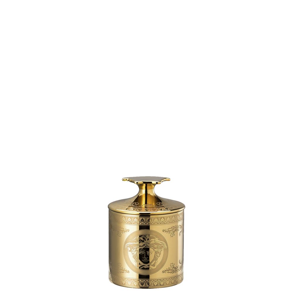 Tischlicht 2-tlg. mit Duftwachs Versace Golden Medusa Versace by Rosenthal