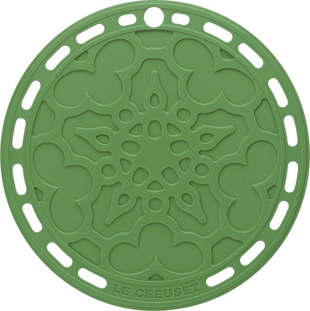Silikonuntersetzter Tradition Silikon-Accessoires Bamboo Green Le Creuset