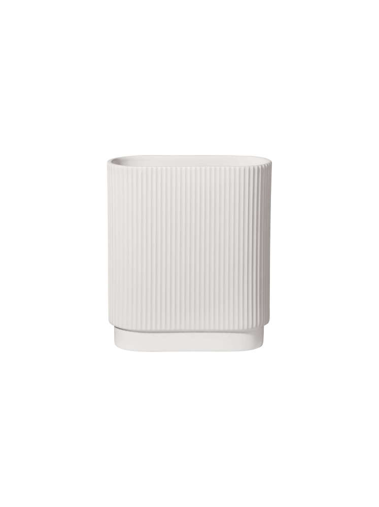 Vase weiß oval ASA Selection 20 cm