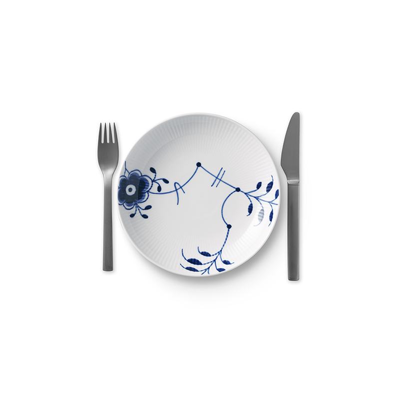 Frühstücksteller, randlos - 20 cm  Blue Fluted Mega Royal Copenhagen
