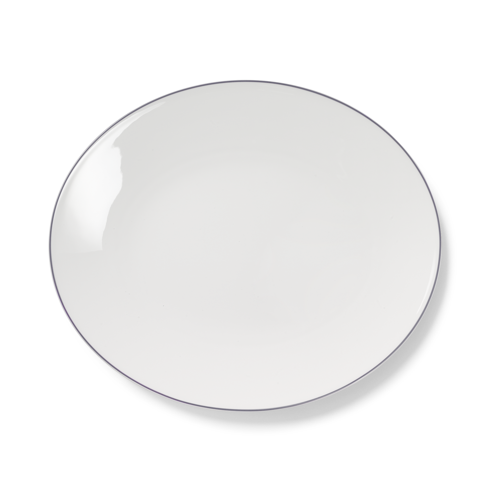 Platte oval 39 cm Simplicity Grau Dibbern