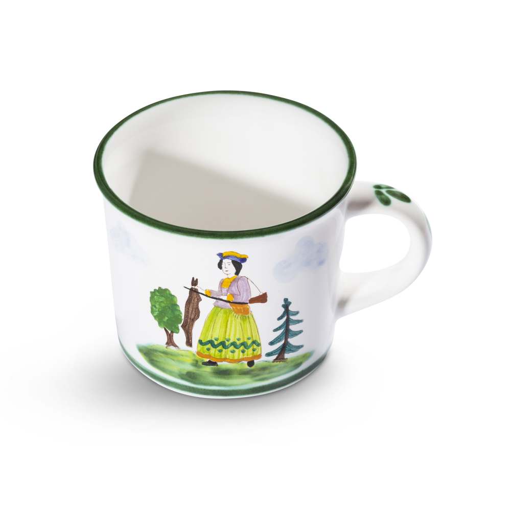 Jagd, Kaffeehäferl - Kaffeetasse / Kaffeebecher  (0,24L) - Gmundner Keramik