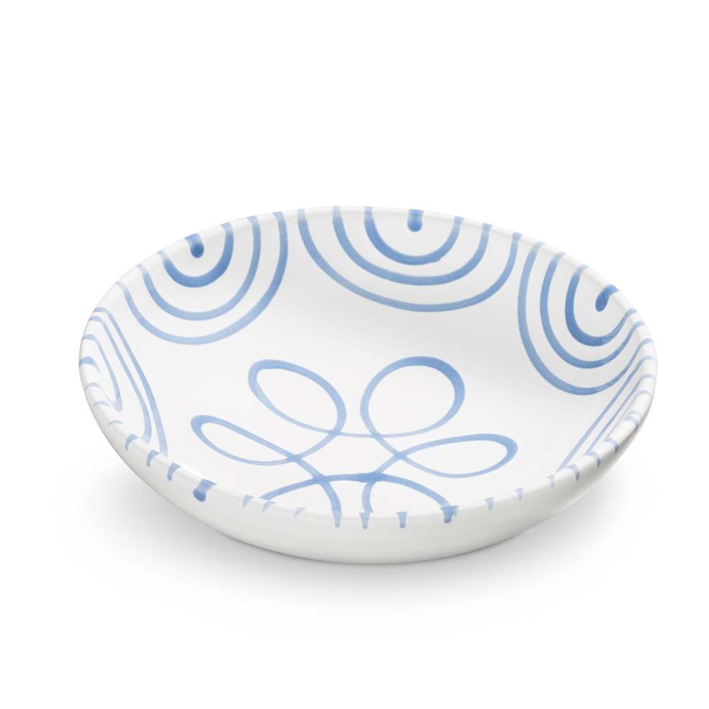 Blaugeflammt, Schale (Ø 17cm) - Gmundner Keramik