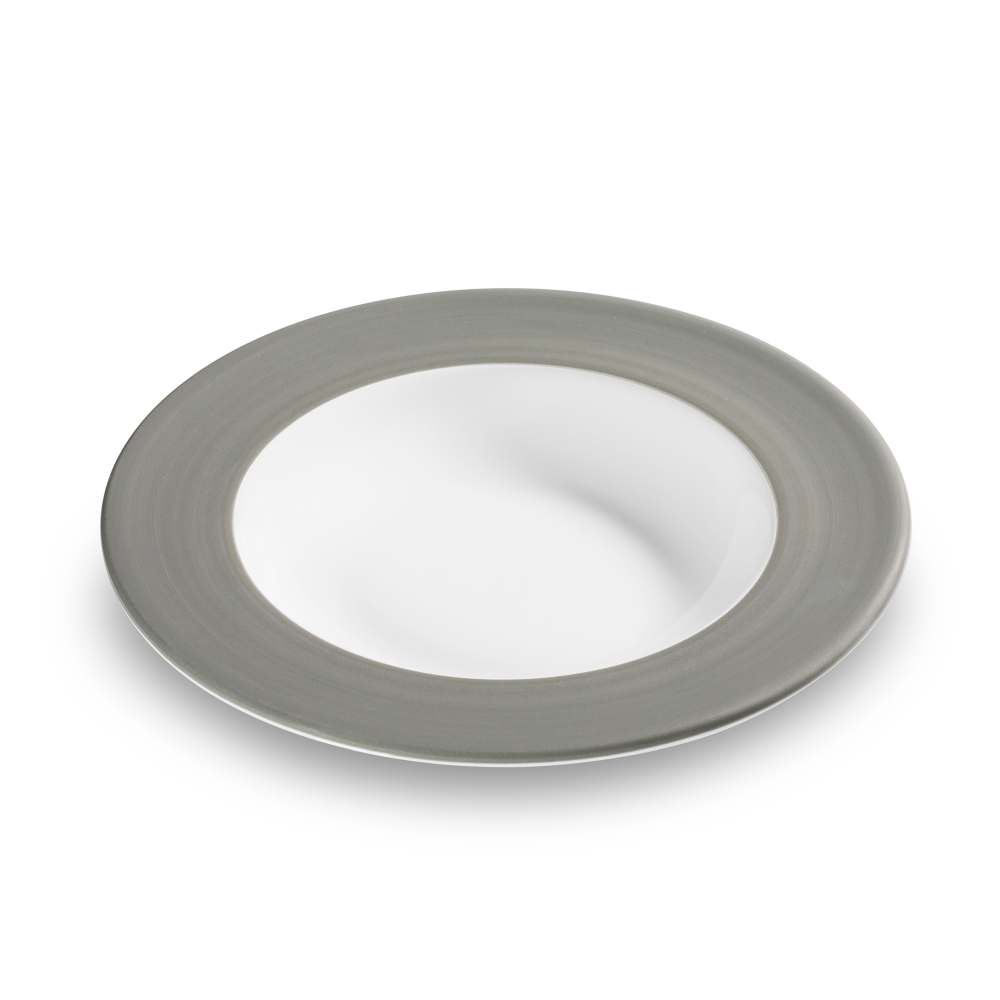 Variation Grau, Suppenteller Gourmet (Ø 24cm) - Gmundner Keramik