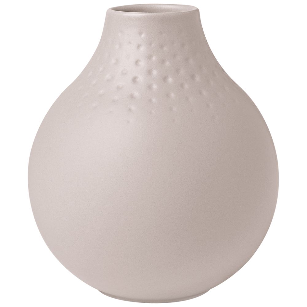 Vase Perle klein 11x11x12cm Manufacture Collier beige Villeroy und Boch