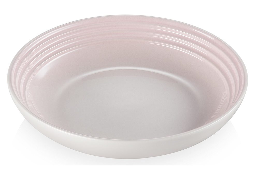 Suppenteller 22 cm Shell Pink Poterie Le Creuset
