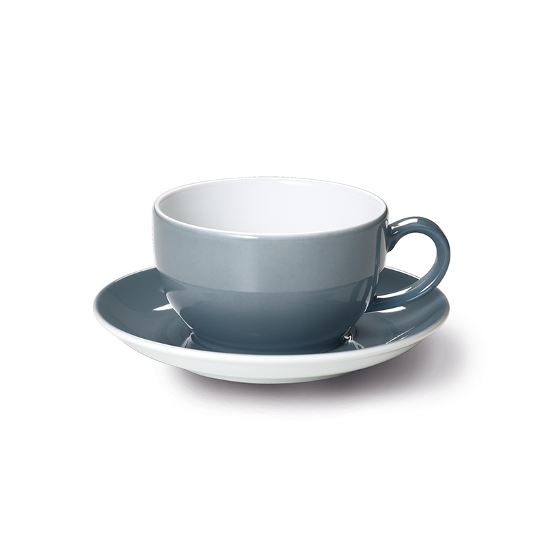 Kaffee-Obertasse 0,25 l Solid Color Grau Dibbern
